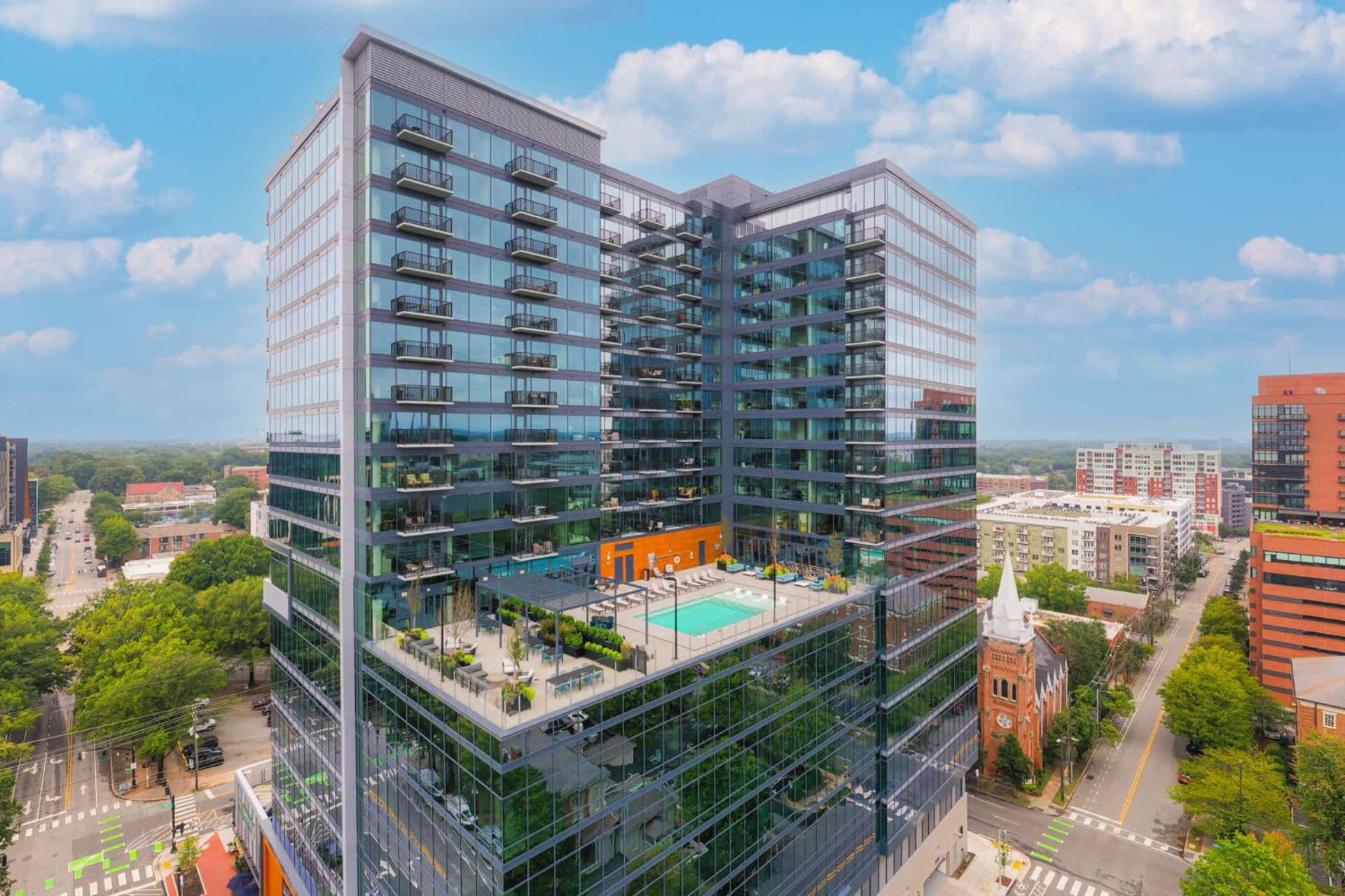 High-Rise Apt Raleigh Free Parking & Sunset View 1 Eksteriør bilde